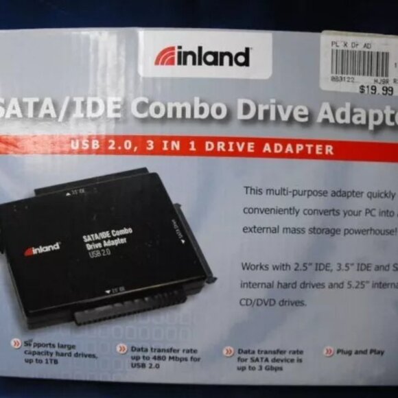 Inland SATA/IDE Combo Drive Adapter - Picture 2 of 4
